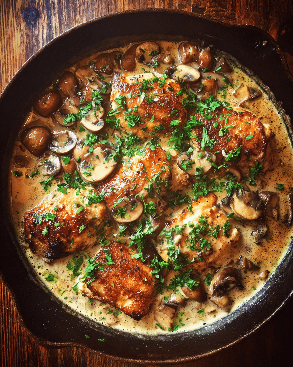 Chicken Marsala in Creamy Mushroom Sauce – Quick Classic