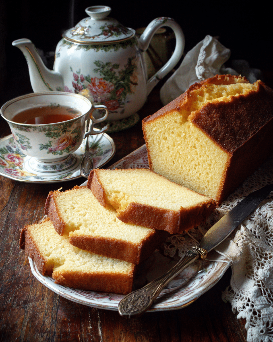 Grandma’s Sour Cream Pound Cake – Moist & Tangy Twist