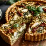 Pesto Chicken Quiche – Flavor-Packed and Protein-Rich