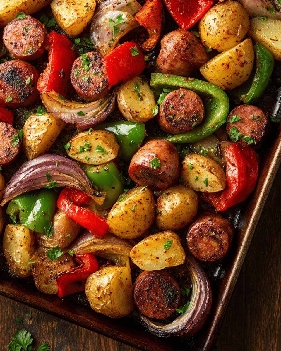 One-Pan Kielbasa and Potatoes