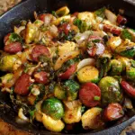 Kielbasa and Brussels Sprouts Stir-Fry