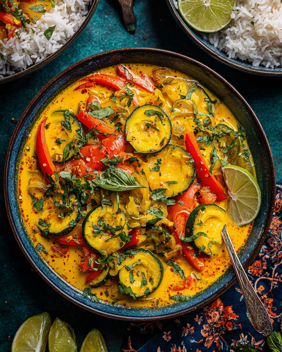 Thai-Style Patty Pan Squash Curry