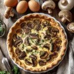 Mushroom & Swiss Quiche – Rich, Savory, and Hearty
