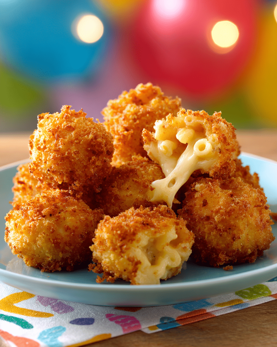 Mac and Cheese Bites – Cheesy, Crunchy & Snackable