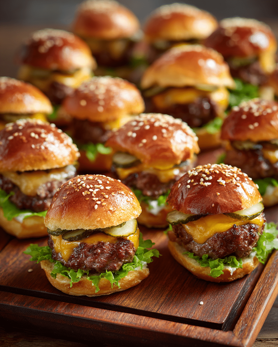 Burger Sliders – Mini, Cheesy & Labor Day Favorites