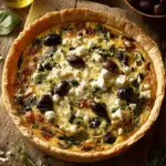 Greek Quiche with Olives & Feta – Mediterranean Brunch Idea