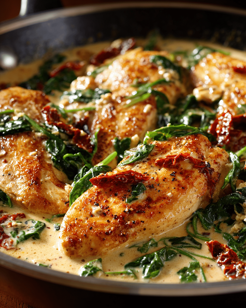 Creamy Tuscan Chicken Breast – One-Pan Dinner Idea