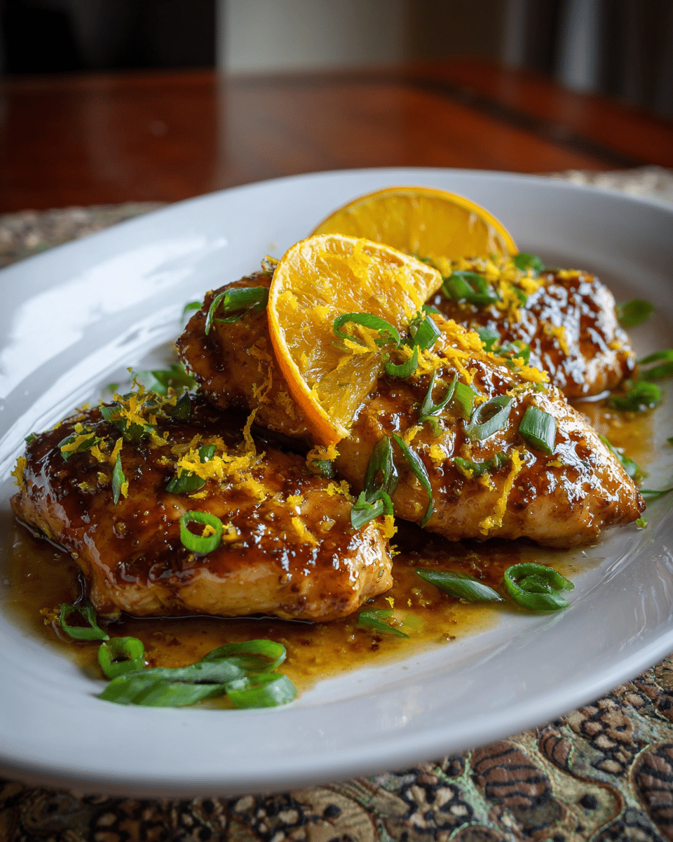 Sweet Orange Glazed Chicken Breast – 20-Minute Meal