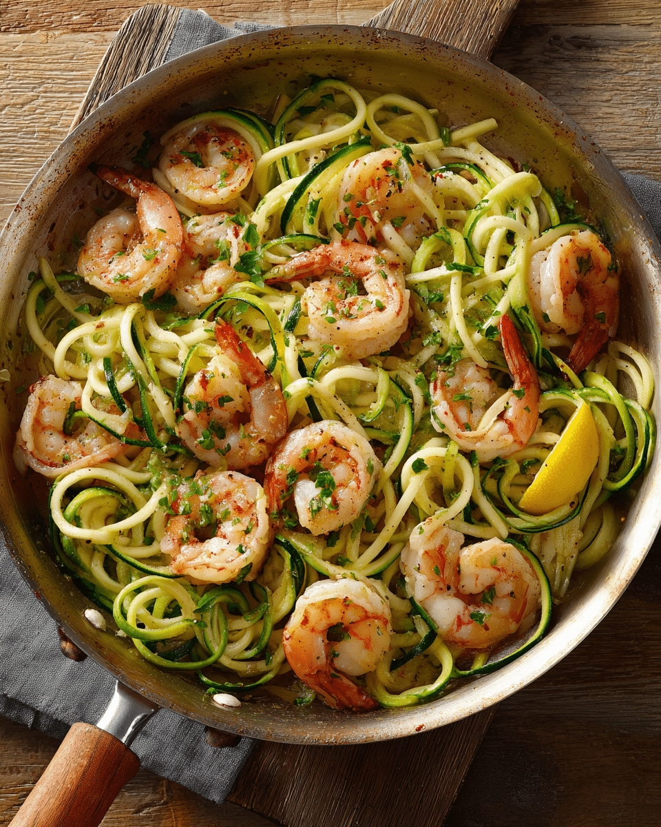 Shrimp Zucchini Pasta – Low-Carb & Packed with Flavor