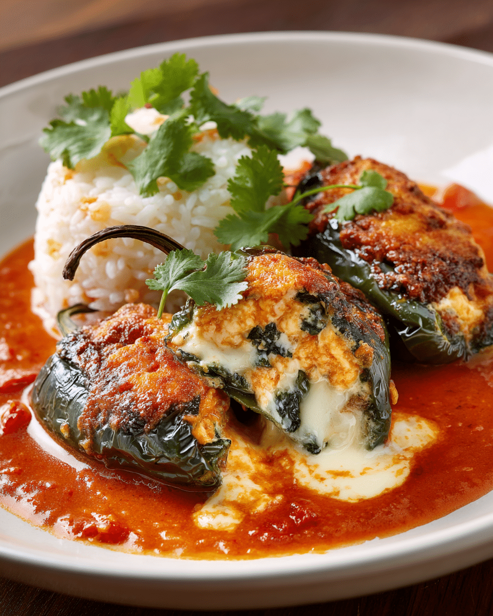 Chiles Rellenos – Stuffed, Cheesy & Festive Favorite