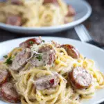 Kielbasa Alfredo Pasta