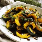 Balsamic Glazed Patty Pan Squash Medley