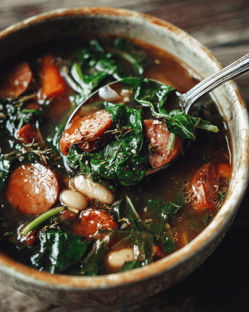 Kielbasa and White Bean Soup