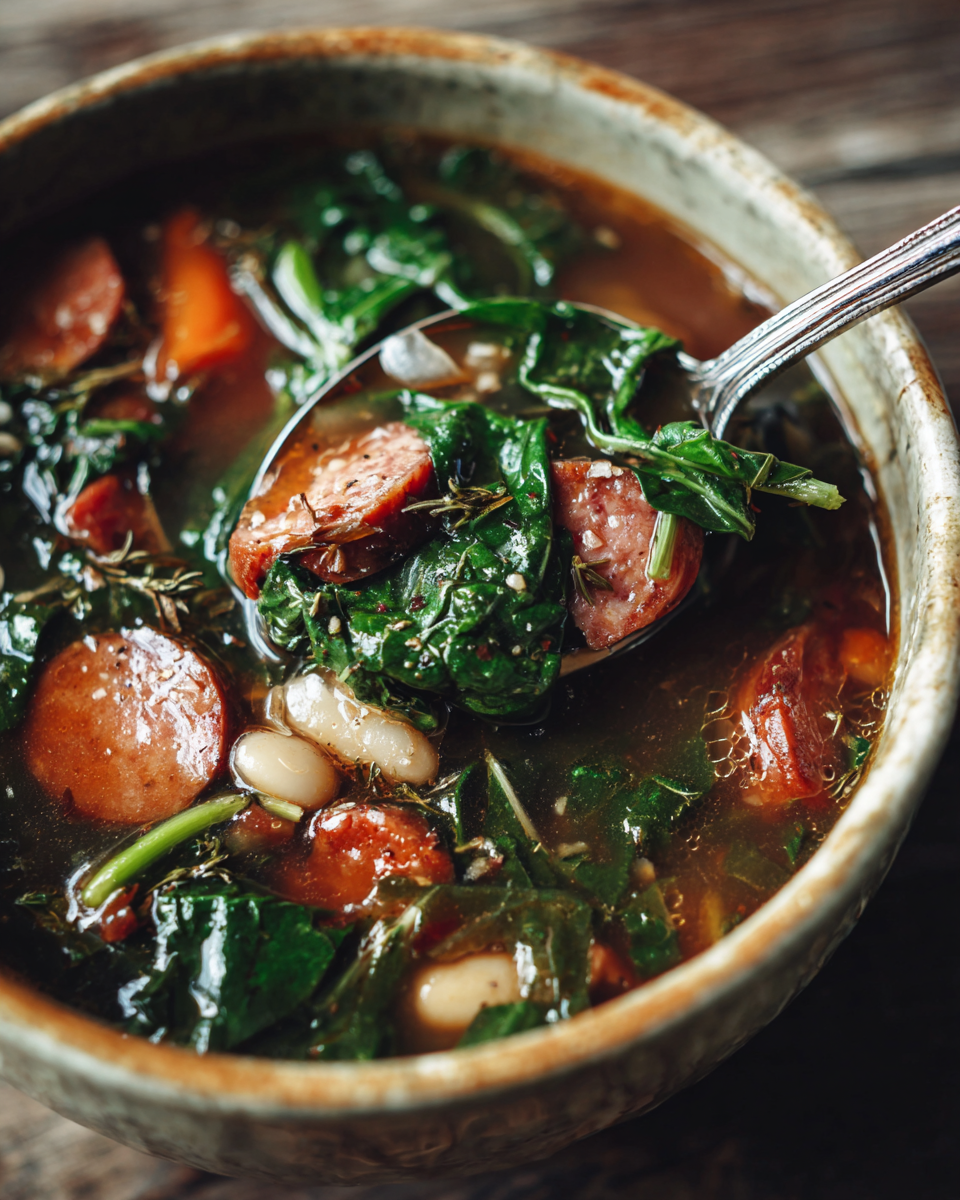 Kielbasa and White Bean Soup