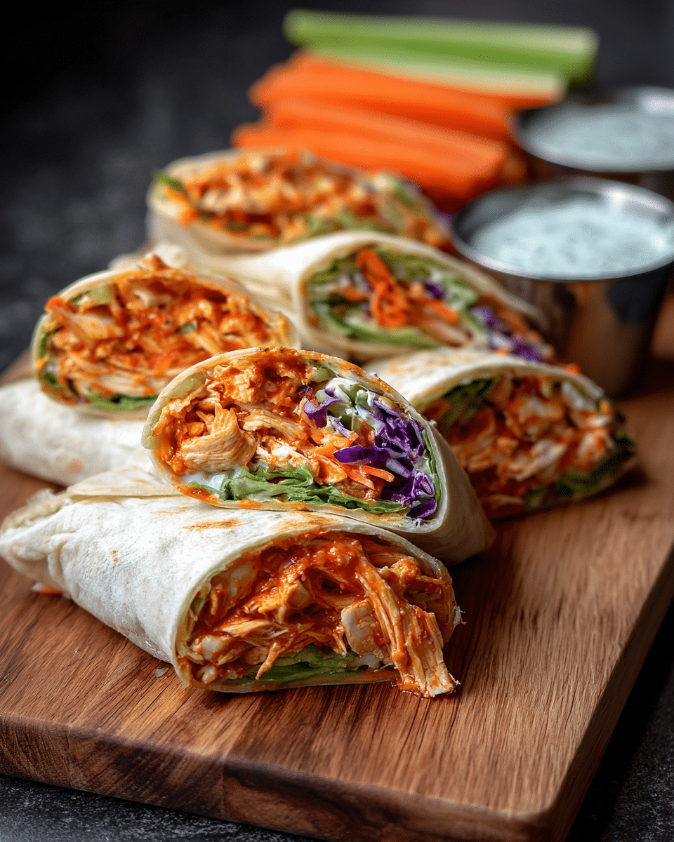 Buffalo Chicken Wraps – Spicy & Easy Meal Prep