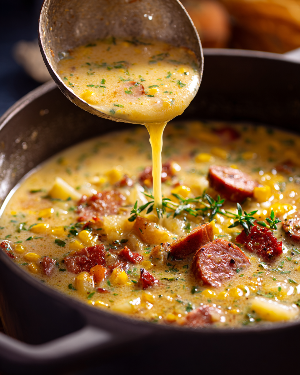 Kielbasa and Corn Chowder