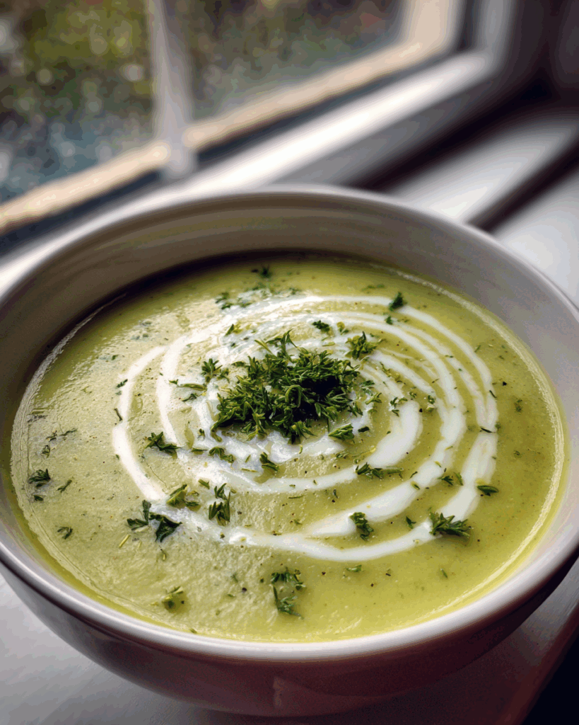 Garlic Scape Soup – Light, Creamy & Garden-Fresh