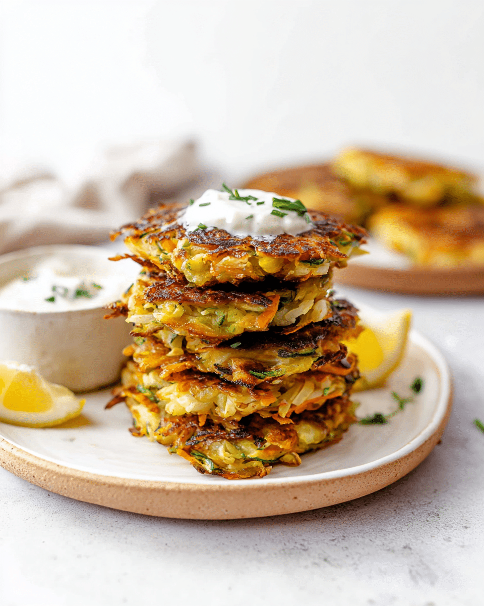 Kohlrabi Fritters – Crispy, Golden & Kid-Friendly