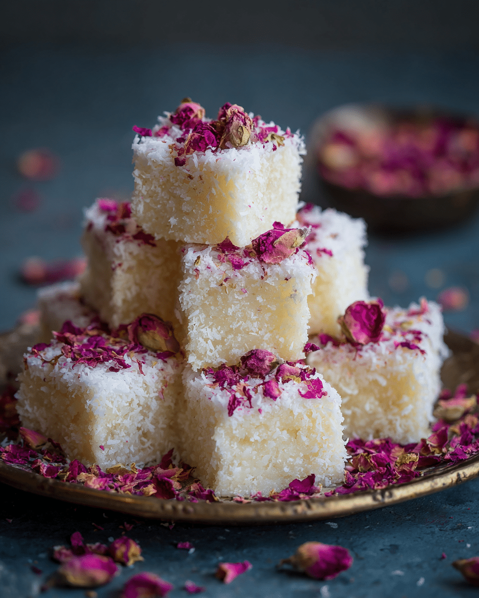 Rose Coconut Barfi – Fragrant, Festive & Easy to Make