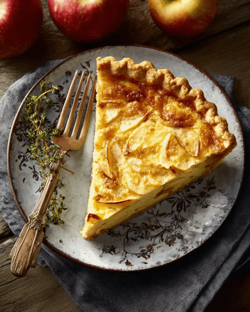 Apple Cheddar Quiche – Sweet and Savory in One Slice