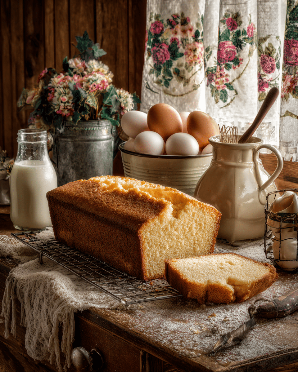 Old-Fashioned Pound Cake Recipe – Passed Down from Grandma