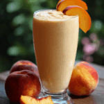 Peaches and Cream Protein Shake