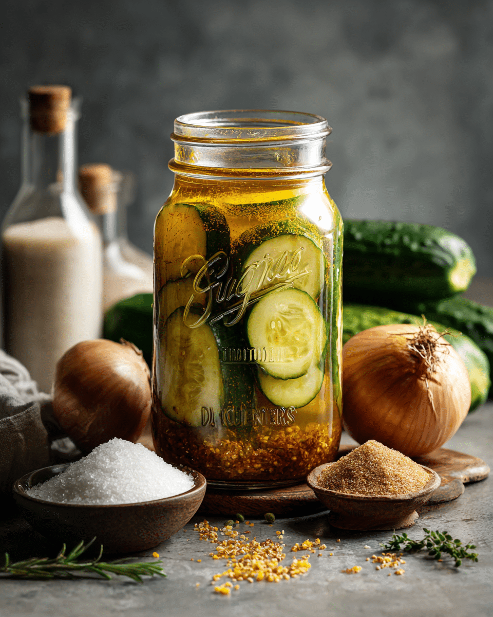 Sugar-Free Bread and Butter Pickles – Keto-Friendly & Delicious