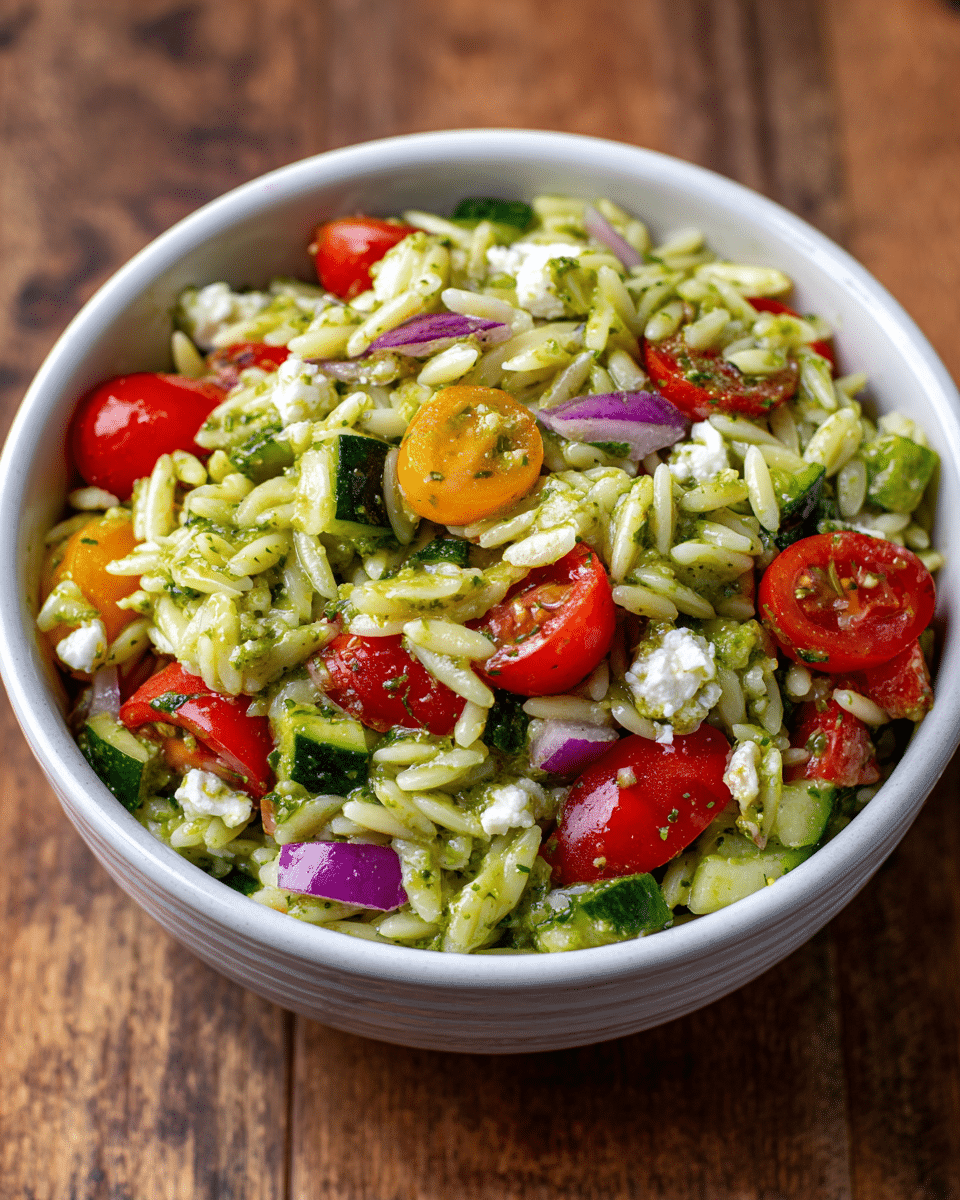 Pesto Orzo Salad – Easy, Herby & Perfect for Picnics