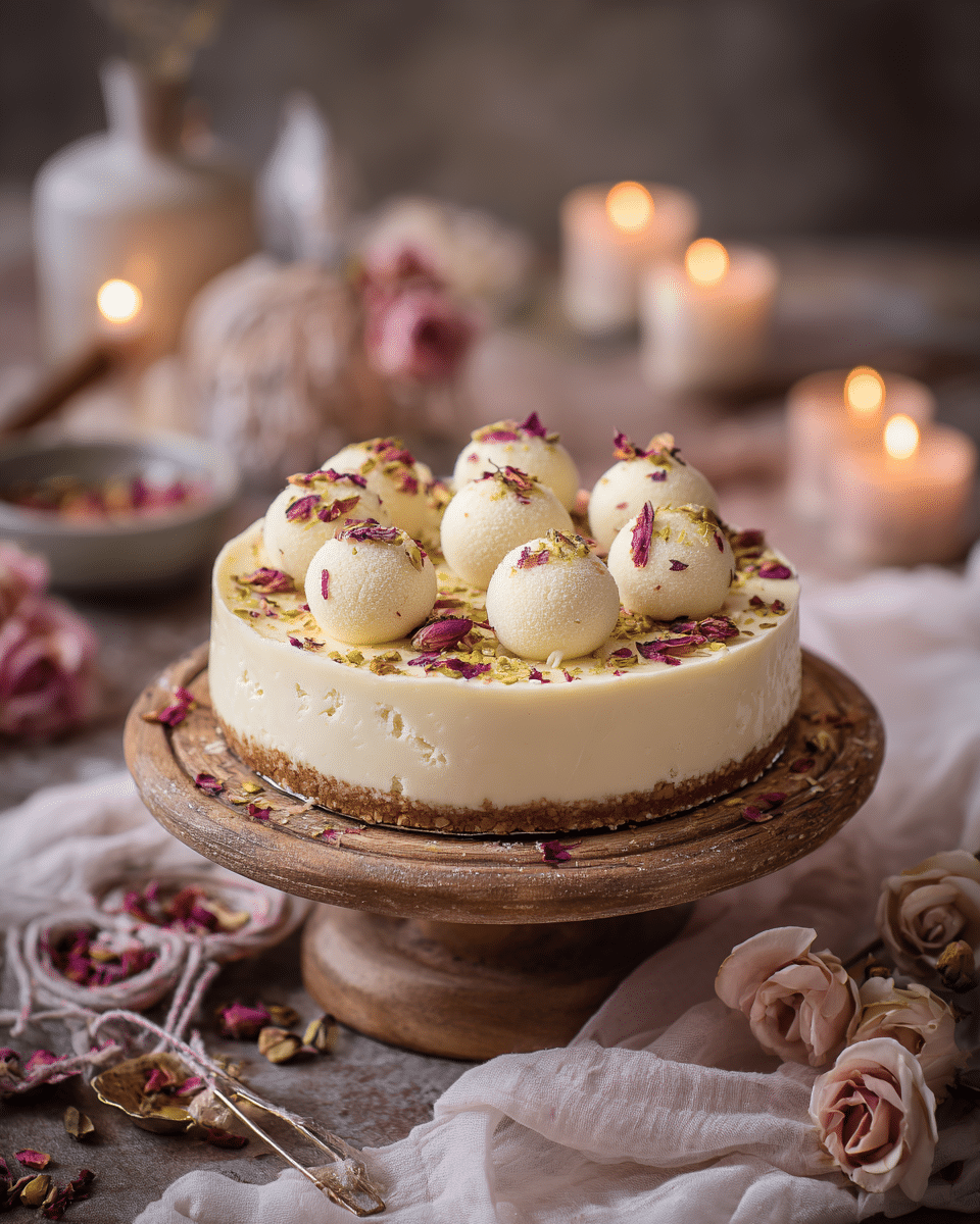 Rakhi Rasgulla Cheesecake – East-Meets-West & Creamy