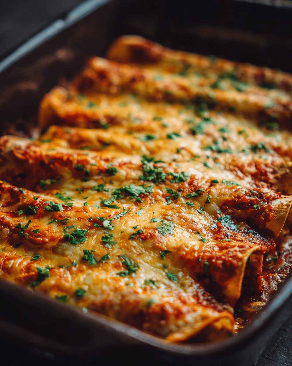 Cheesy Chicken Enchiladas – Easy Mexican Night
