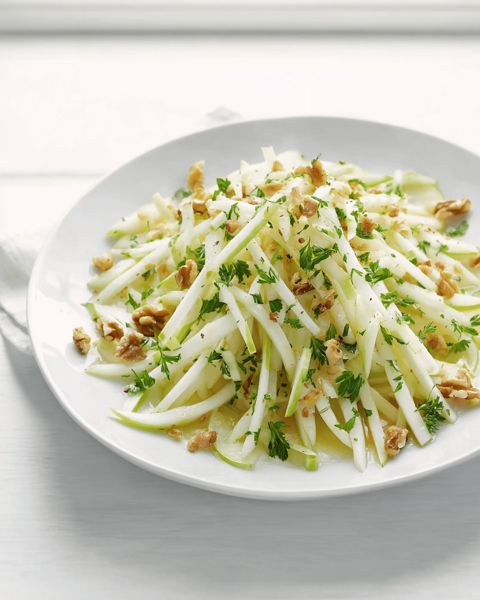 Kohlrabi and Apple Salad – Sweet, Tart & Refreshing