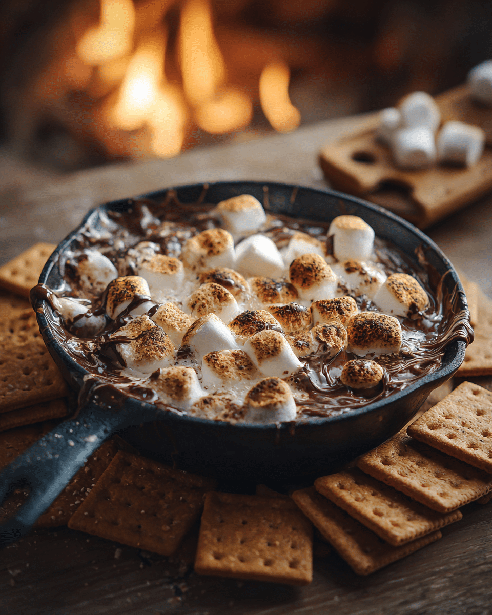 S’mores Dip – Gooey, Chocolatey & Campfire-Inspired