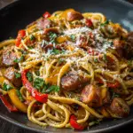 Kielbasa and Peppers Pasta