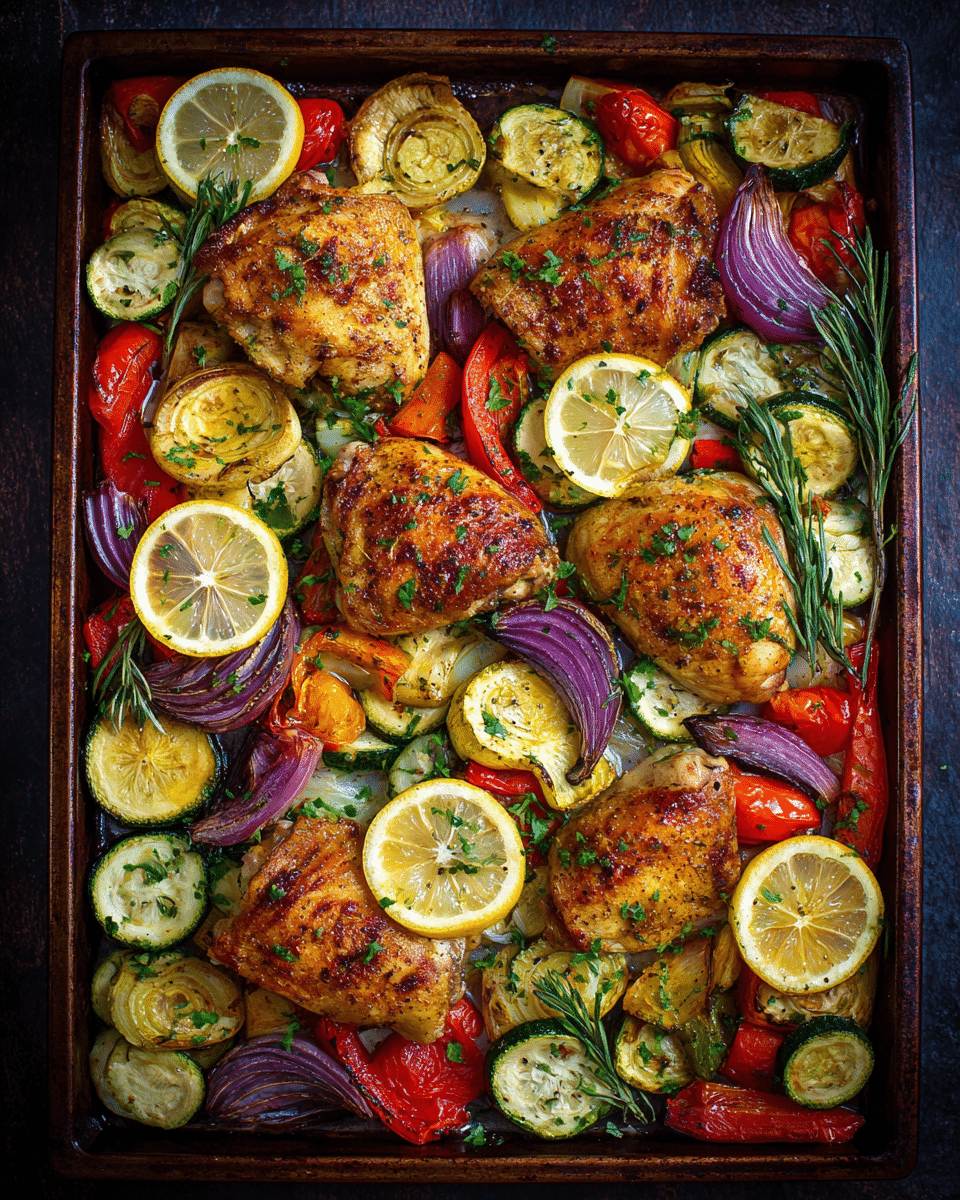 One-Pan Chicken with Veggies – Quick & Healthy Dinner