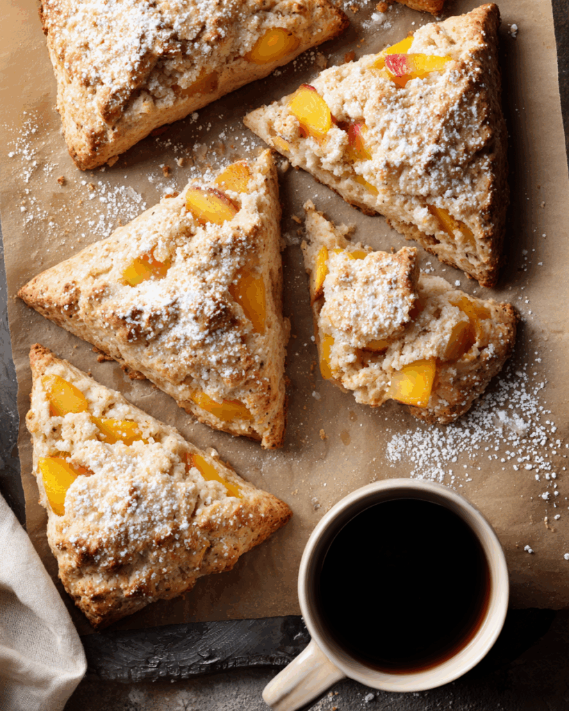 Peach Scones Recipe – Buttery, Flaky, And Bakery-Worthy