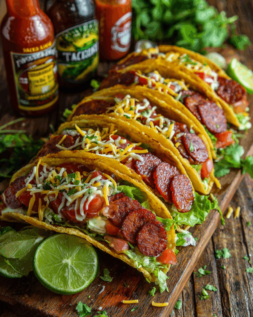 Luncheon Meat Tacos – Spicy, Crispy & Twist on a Classic