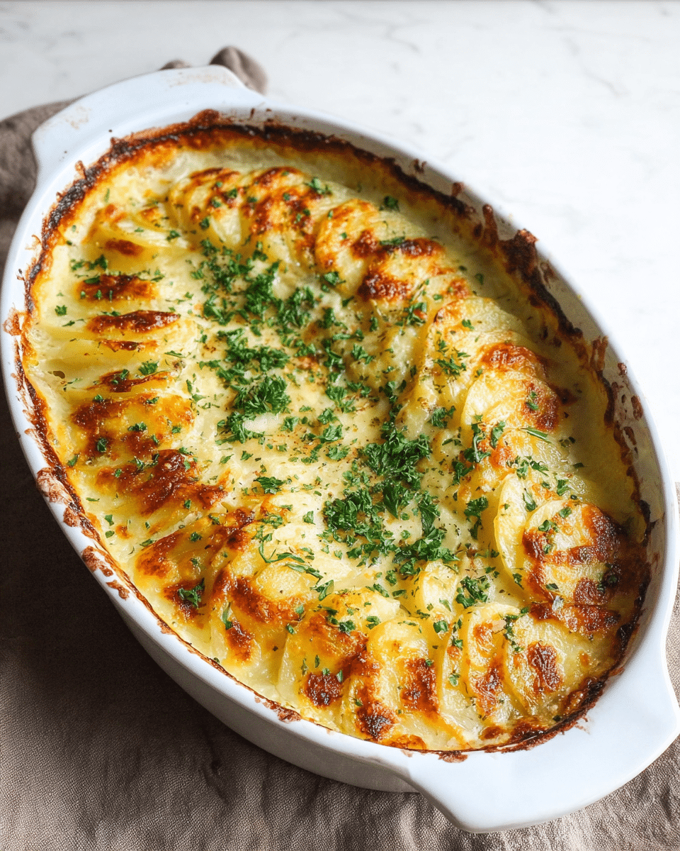 Cheesy Kohlrabi Gratin – Comforting Low-Carb Bake