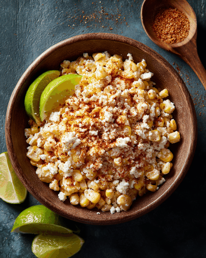 Esquites with Cotija & Lime – Creamy Street Corn