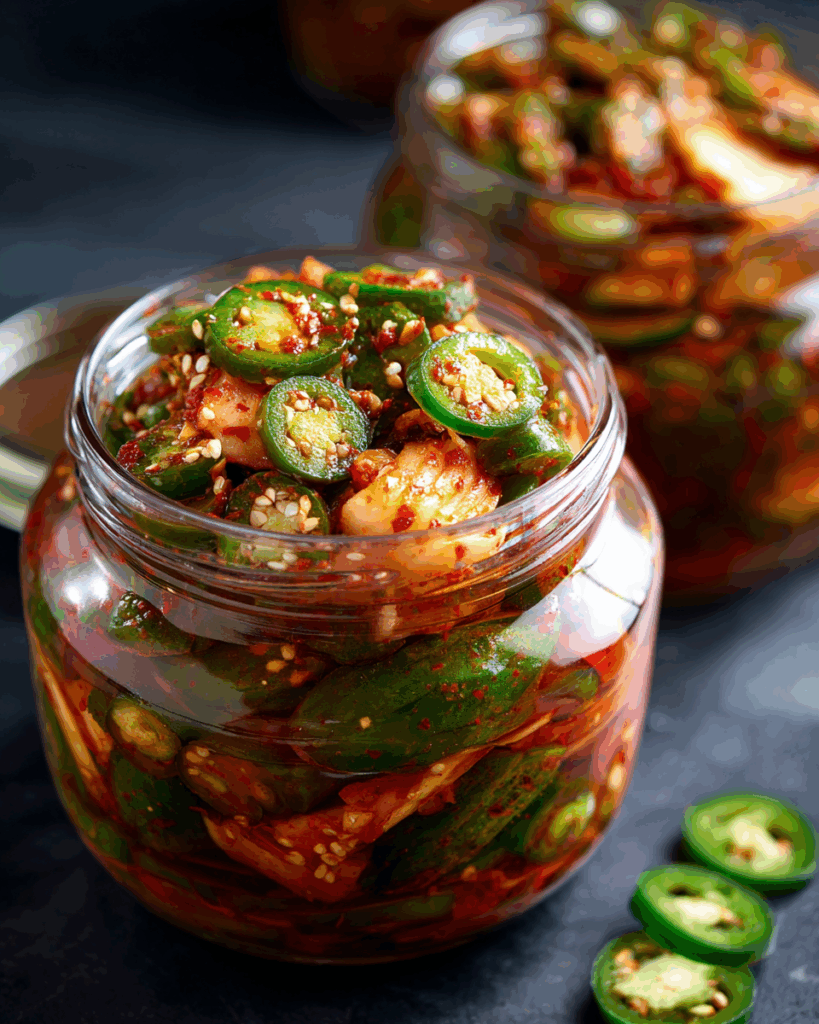 Spicy Cucumber Kimchi – Fiery, Crunchy & Fermented Flavor Punch
