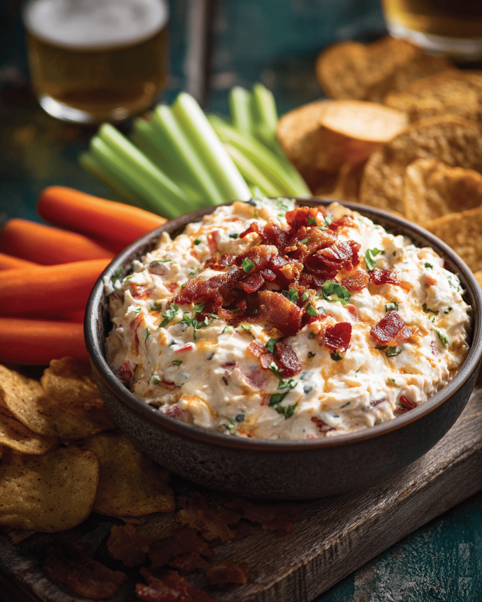 Football Food Cheddar Bacon Beer Dip – Crowd‑Winning Dip