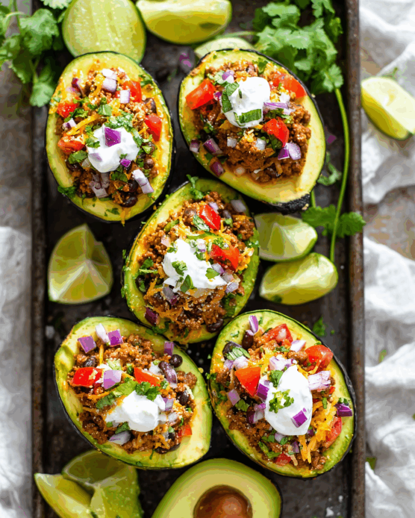 Taco-Stuffed Avocados – Low-Carb, Spicy & Instagram-Worthy