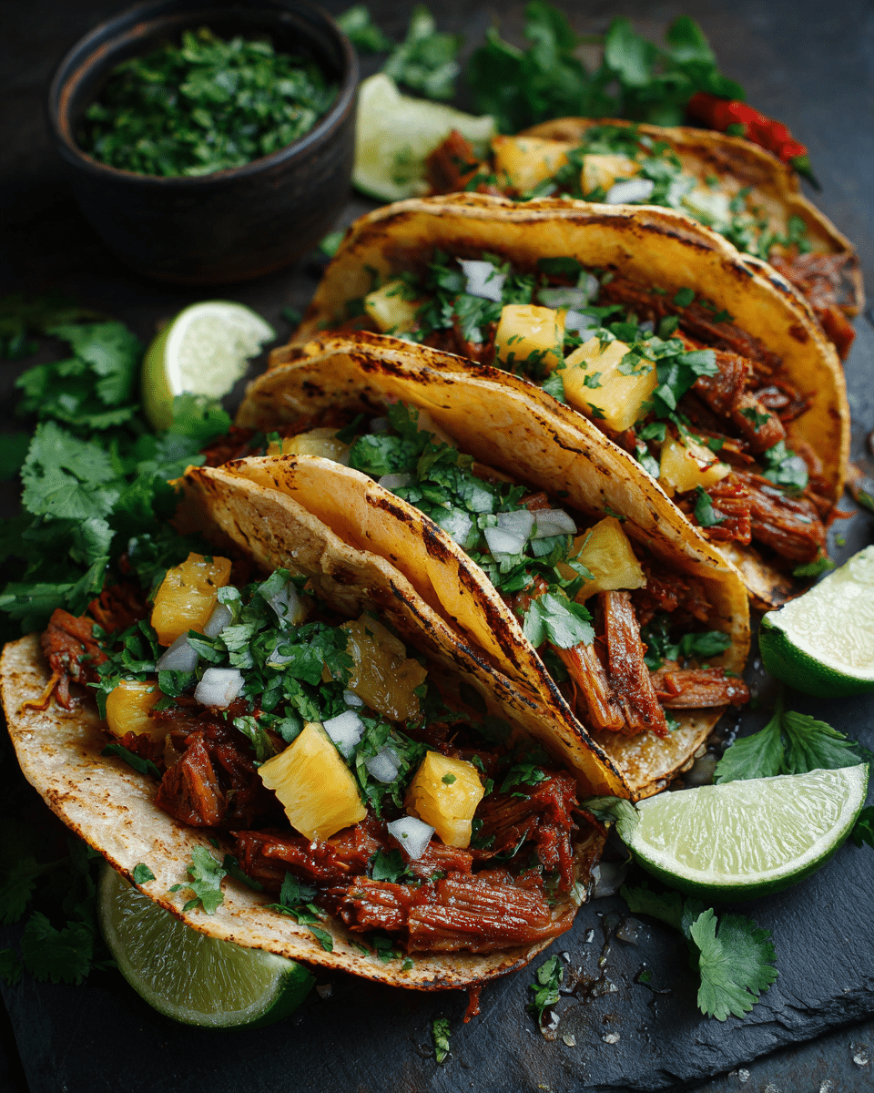 Tacos al Pastor – Iconic Marinated Pork Tacos