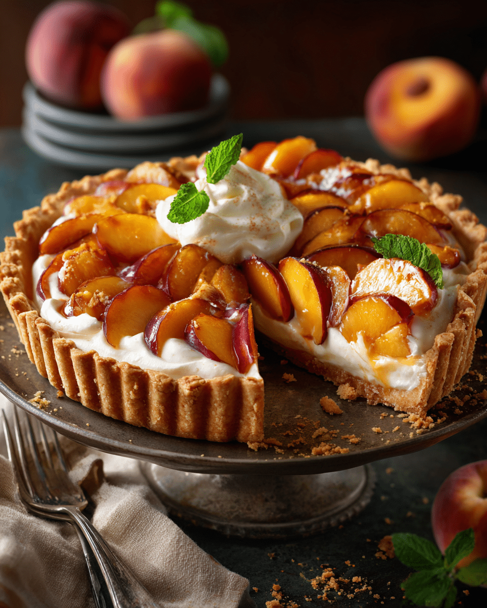 Peaches and Cream Pie – Creamy, Luscious & Sweet Summer Pie