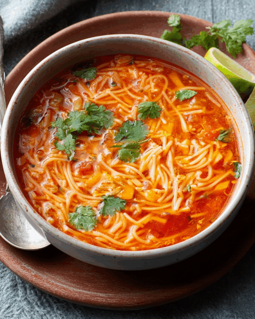 Sopa de Fideo – Comforting Mexican Noodle Soup