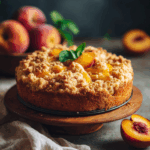 Southern Peach Crumb Cake – Moist, Crumbly & Irresistibly Fruity Bake