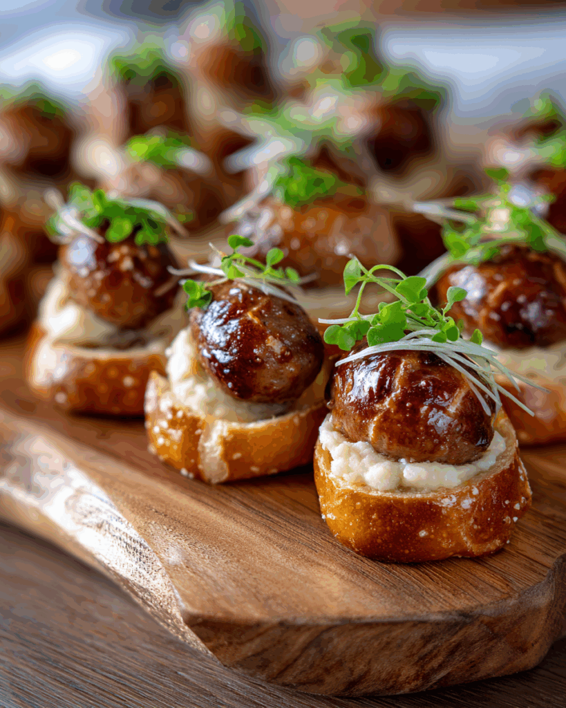 Pretzel Bratwurst Bites – Savory Mini Football Food