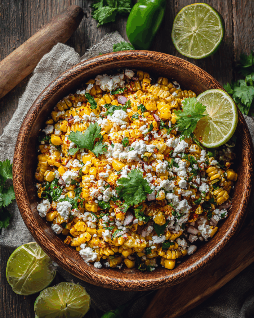 Mexican Street Corn Salad – Colorful, Zesty Mexican Independence Day Food