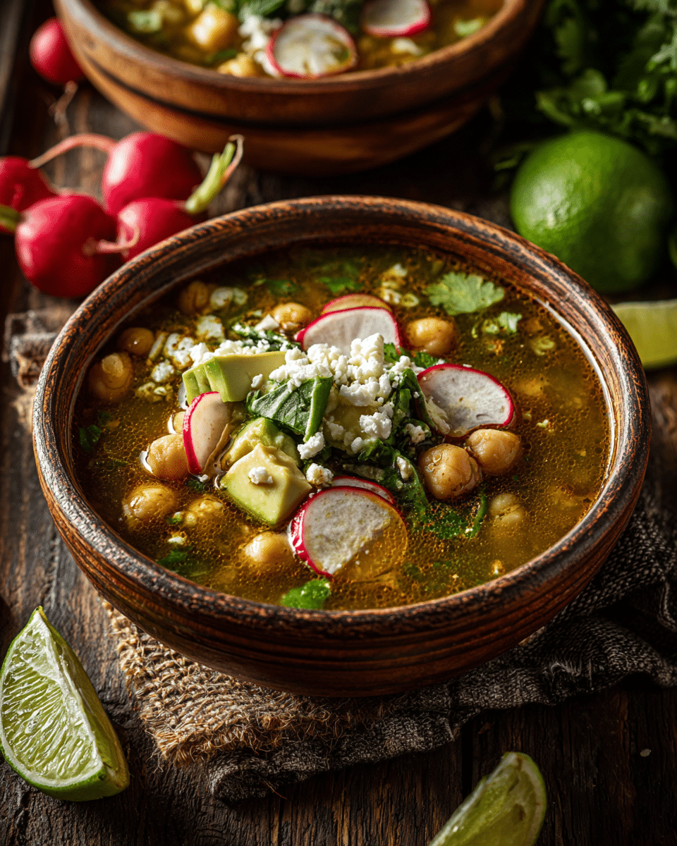 Vegan Pozole Verde or Rojo – Hearty, Garnished & Authentic Mexican Independence Day Food
