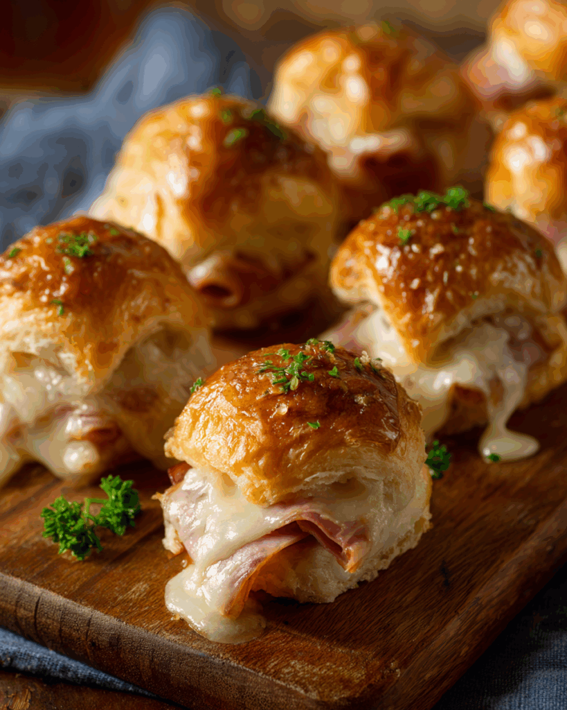 Mini Ham & Cheese Rolls – Bite-Sized Classic Football Food