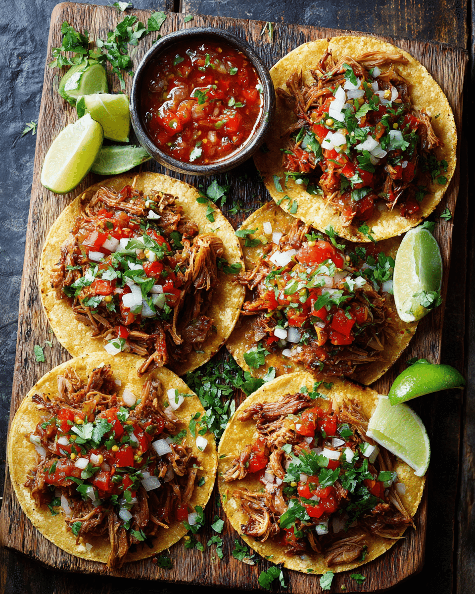 Carnitas Tacos on Handmade Tortillas – Crispy Pork Fiesta